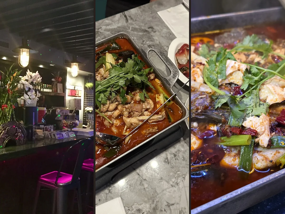 A spread of small plates and drinks.